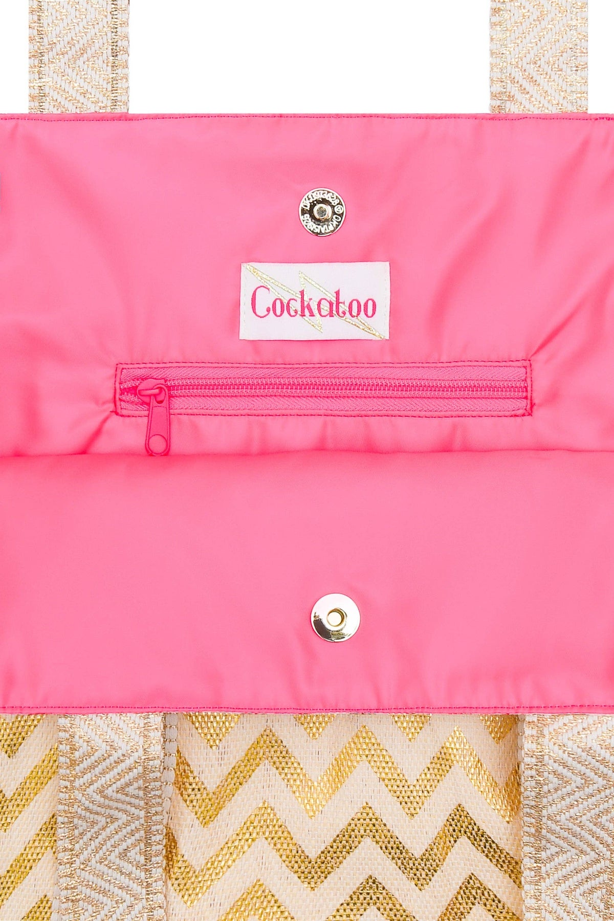Gold Zig Zag Bag