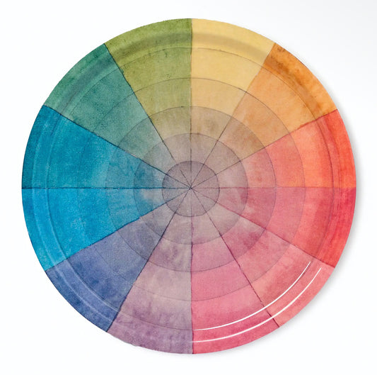 Round Enamel Colour Tray