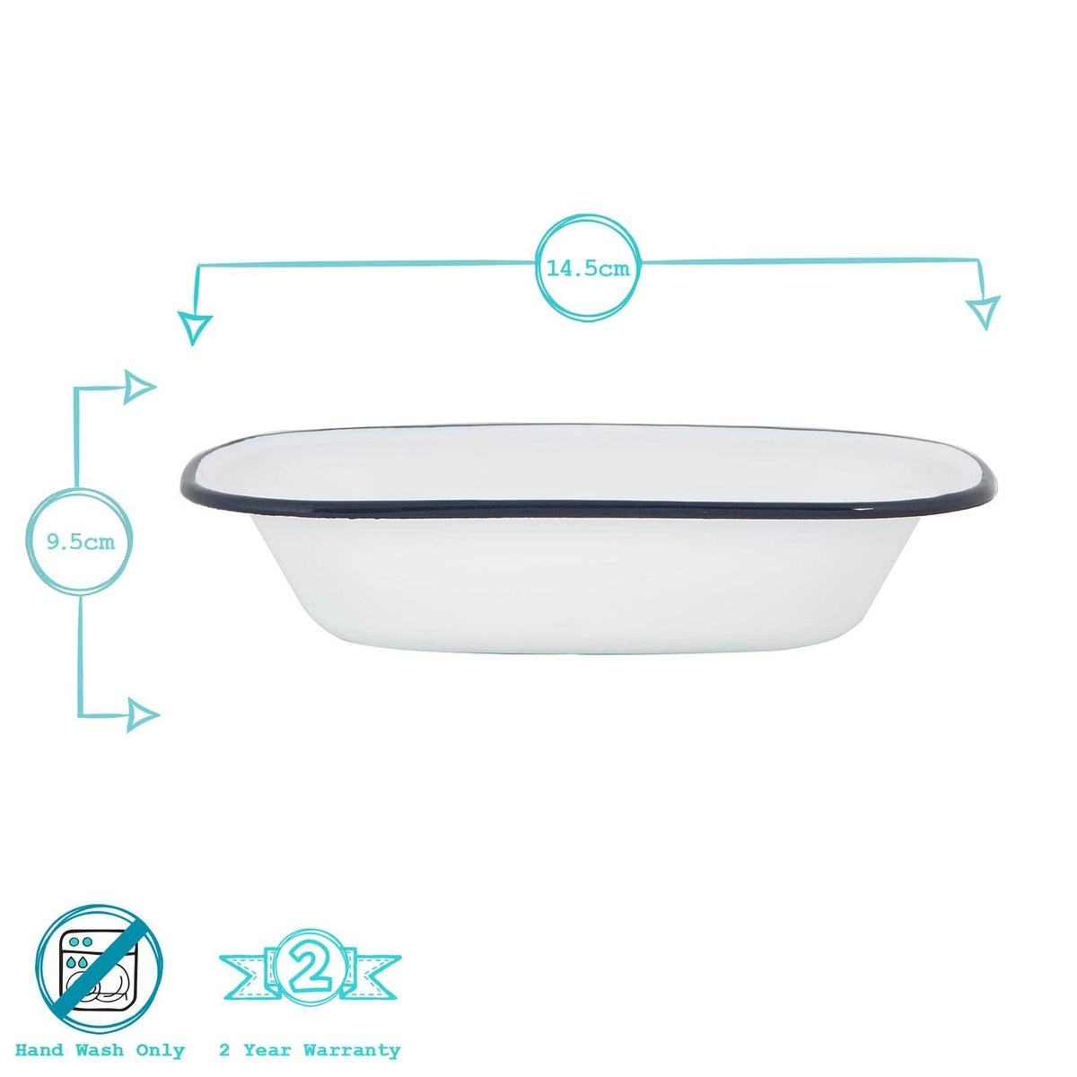 Enamel Pie Dish