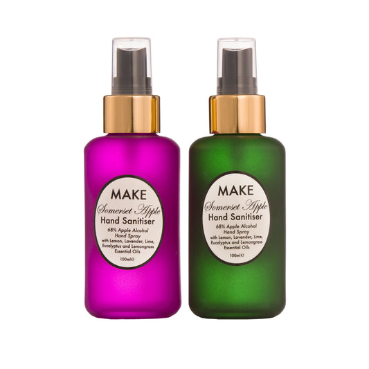 MAKE Somerset Apple  68% Alcohol Hand Spray with Lime, Lemon, Lavender,  Eucalyptus and Lemongrass Essential Oils 100ml