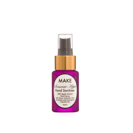 MAKE Somerset Apple 68% Apple Alcohol  Hand Spray with Lime, Lemon, Lavender, Eucalyptus and Lemongrass Essential Oils, 30ml