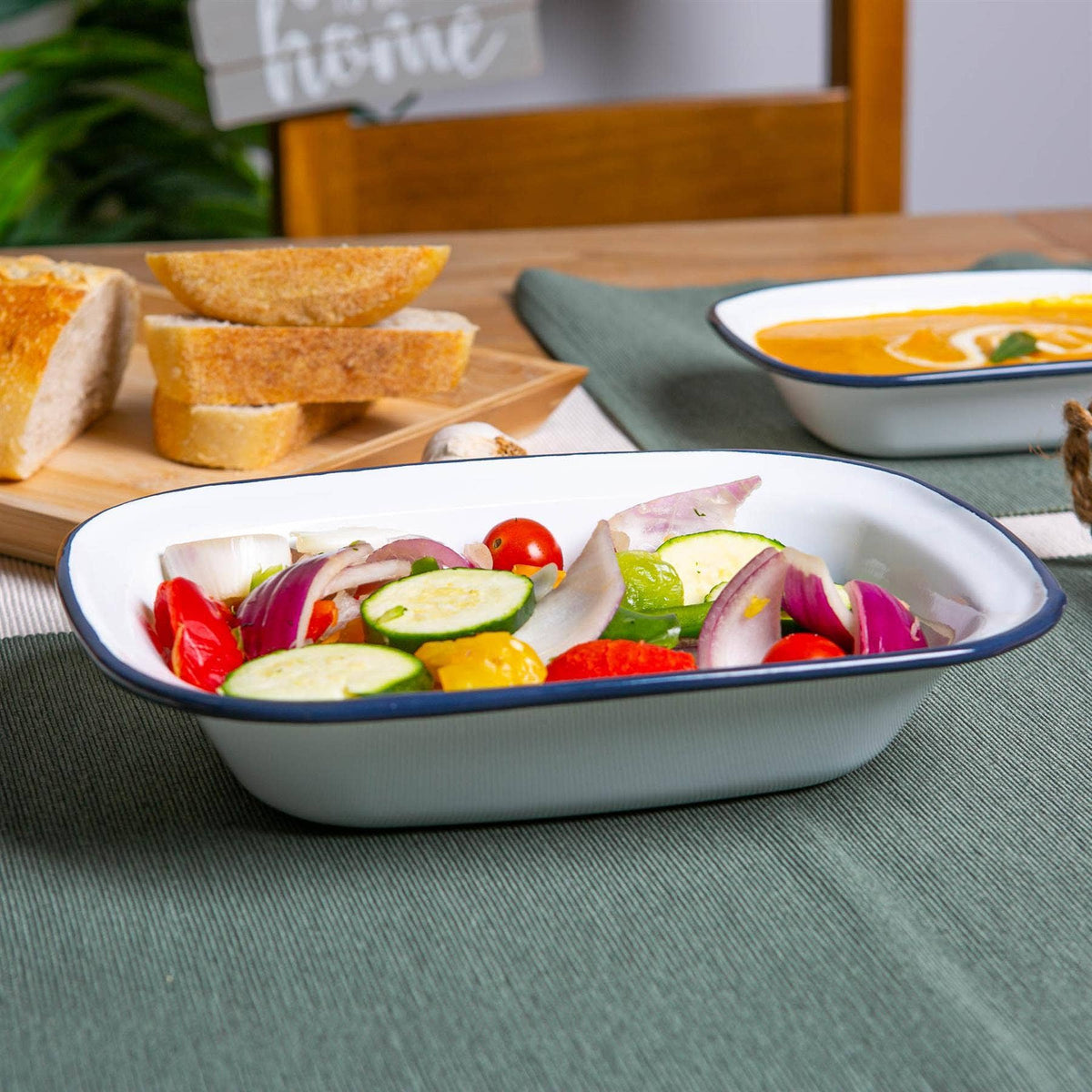 Enamel Pie Dish