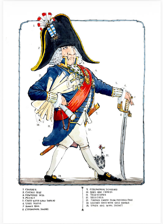 Admiral Print by Sam Usher