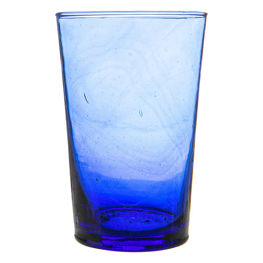 Large Recycled Highball Glass , Blue