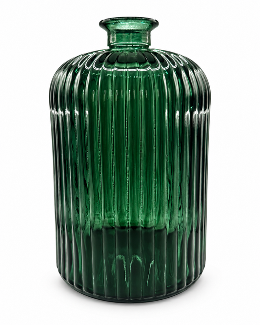 Tall Ribbed Vase
