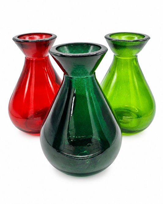 Coloured Bud Vases