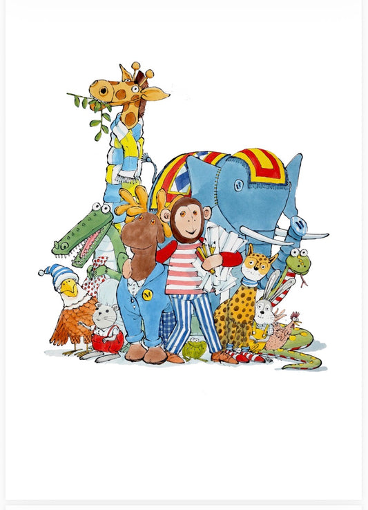Animal Group Print by Sam Usher