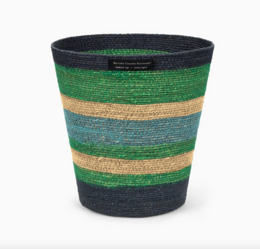 Seagrass Striped Waste Paper Bin