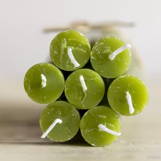 Fern Green Dinner Candle