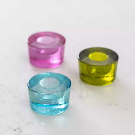 Glass Candle Holders