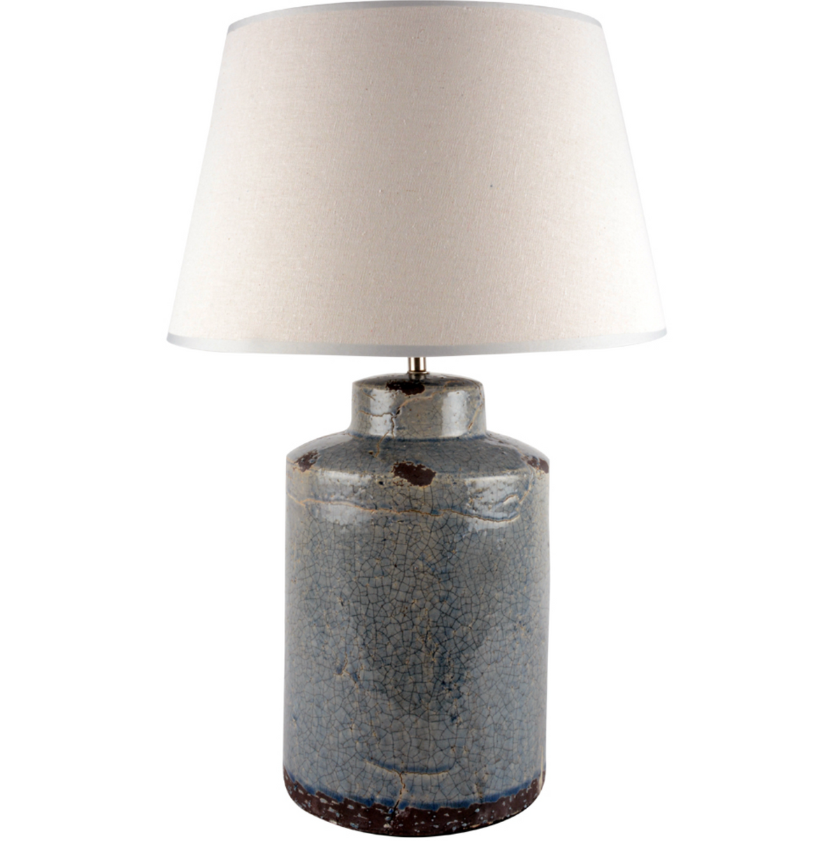 Ceramic Lamp Neptune With Cream Shade