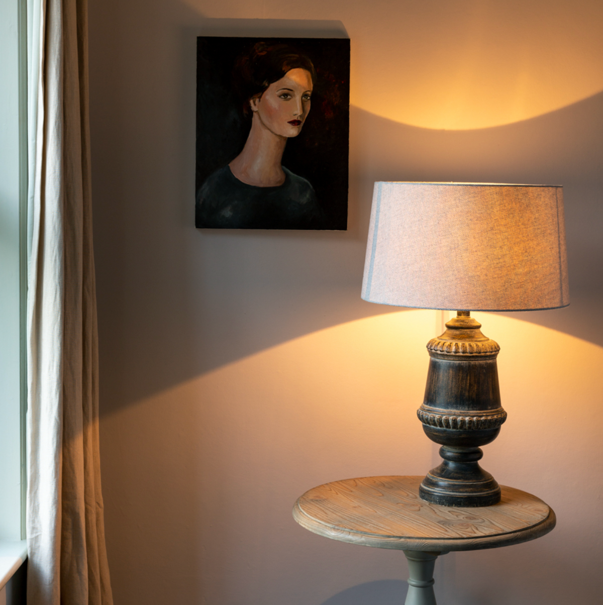 Table Lamp Elodie Flint Grey