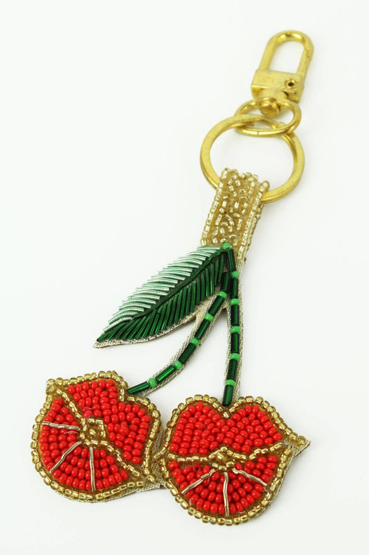 Cherry Kiss Keyring