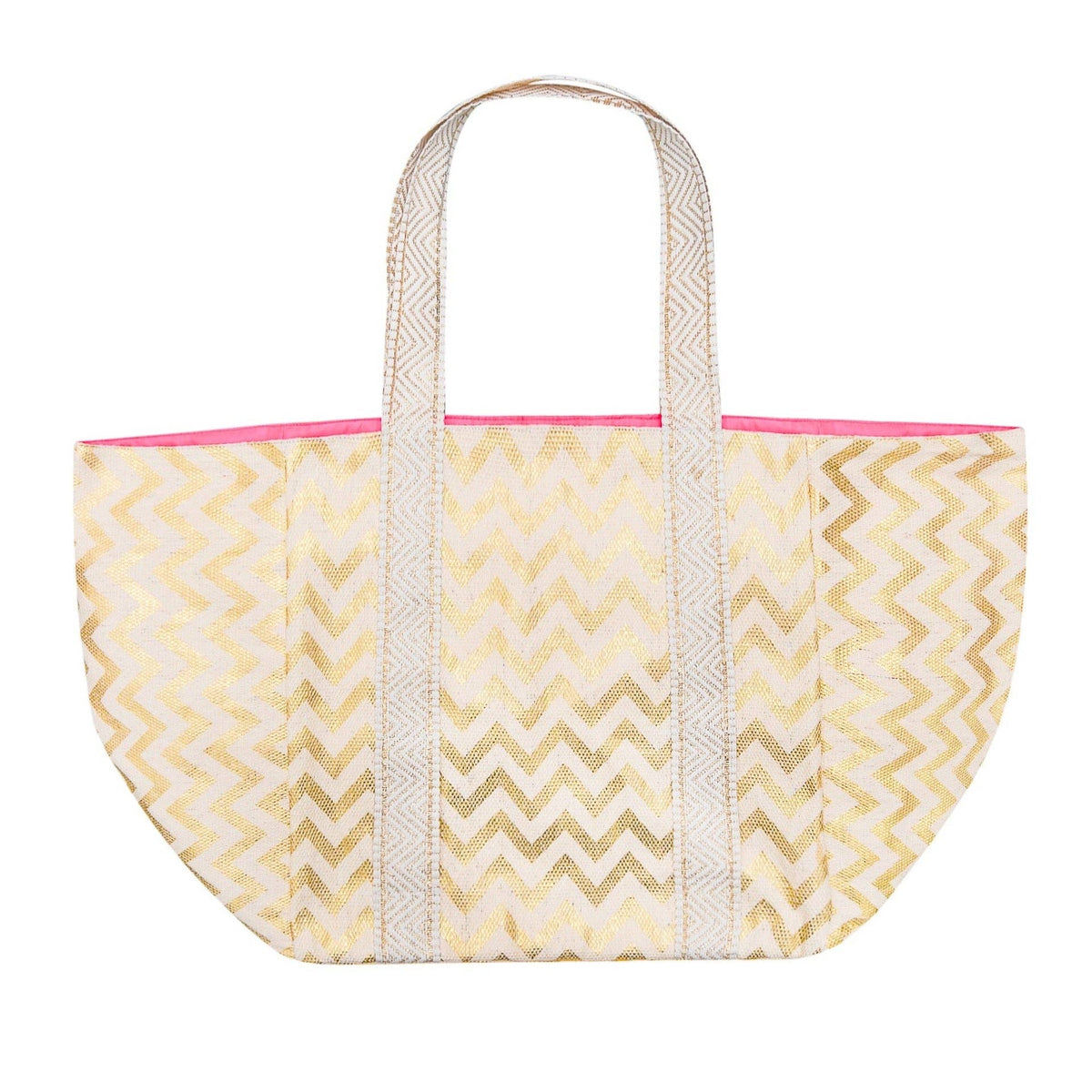 Gold Zig Zag Bag